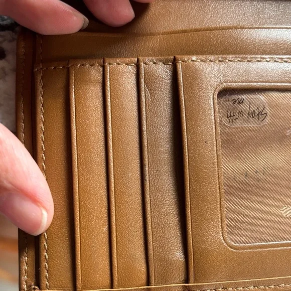 MCM Cognac and Dark Brown Leather Wallet - EUC - Picture 6 of 16